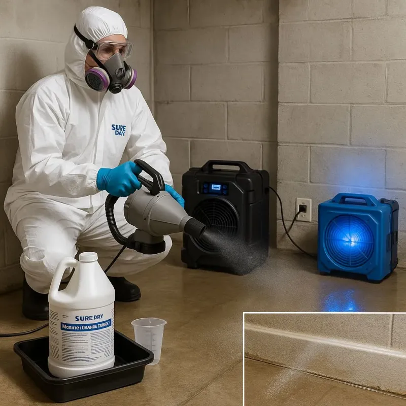 Sanitization and Odor Removal process in Woodmont, CT