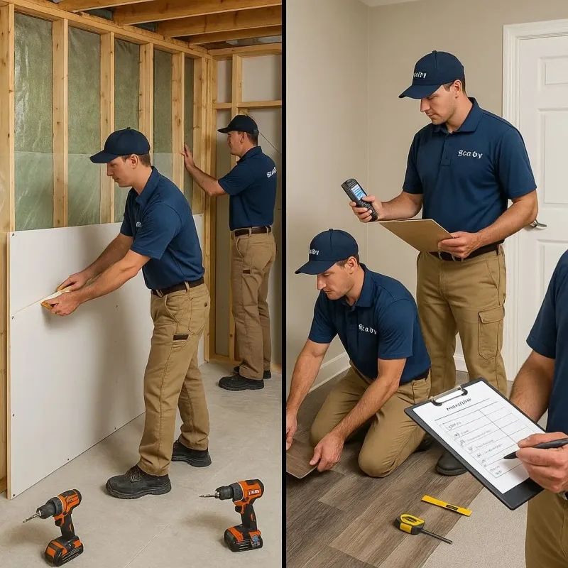 Repairs and Reconstruction process in Woodmont, CT